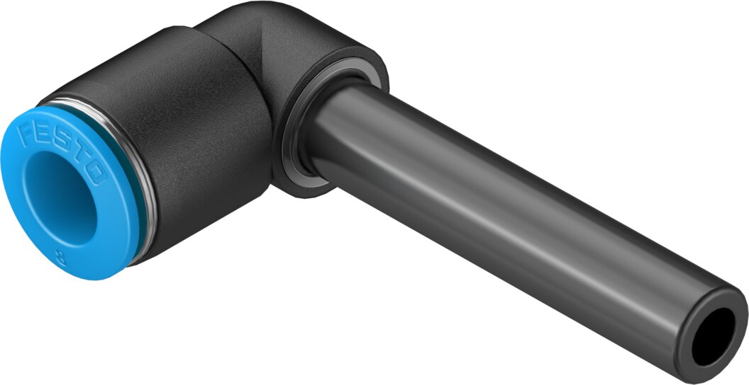 Push-in L-connector