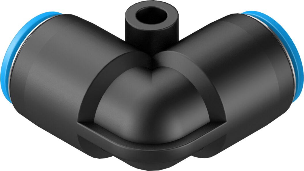 Push-in L-connector