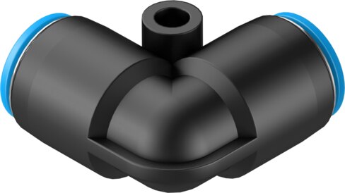 Push-in L-connector