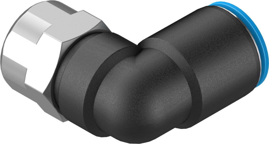 Push-in L-fitting