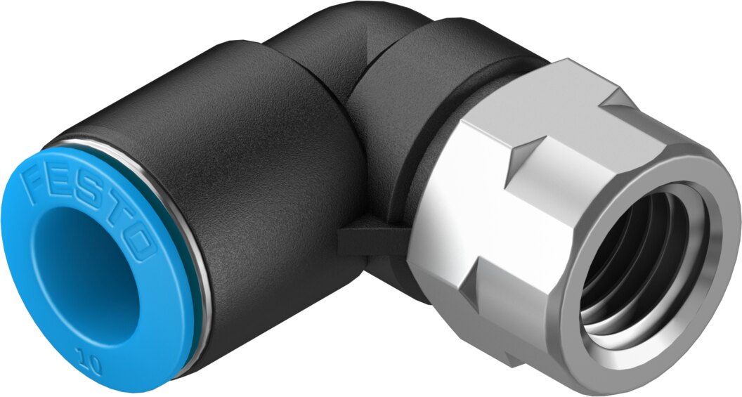 Push-in L-fitting