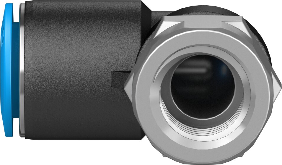 Push-in L-fitting
