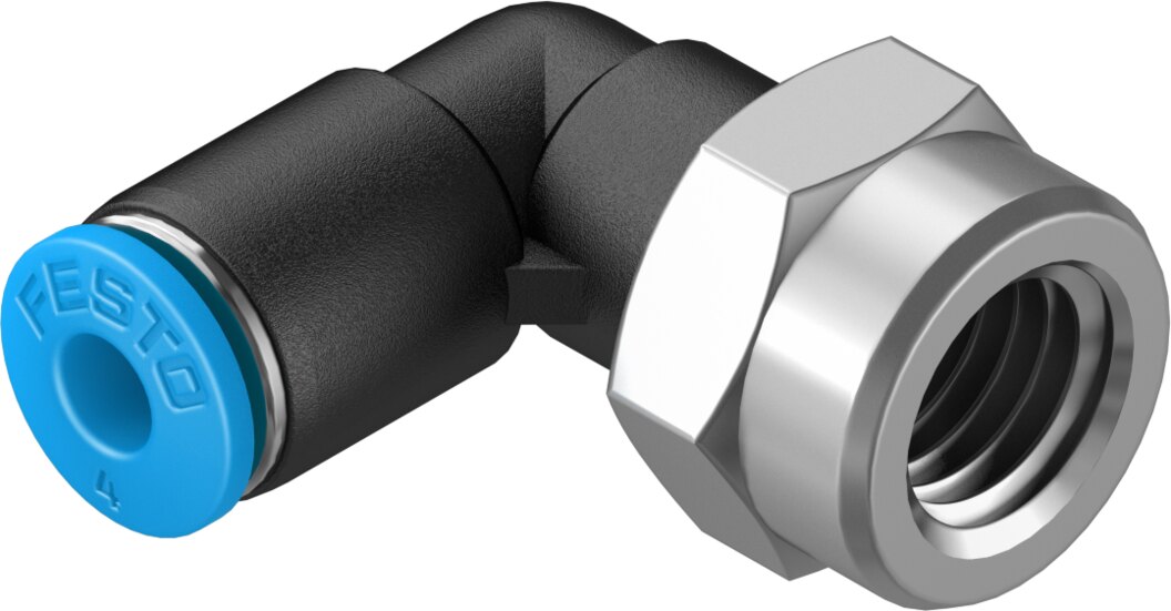 Push-in L-fitting
