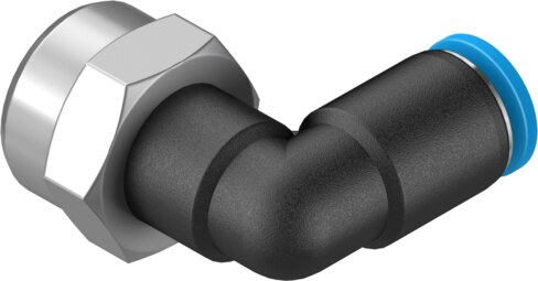 Push-in L-fitting