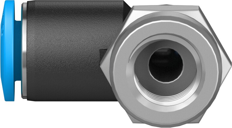 Push-in L-fitting
