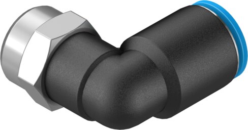 Push-in L-fitting