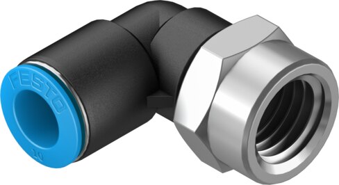 Push-in L-fitting