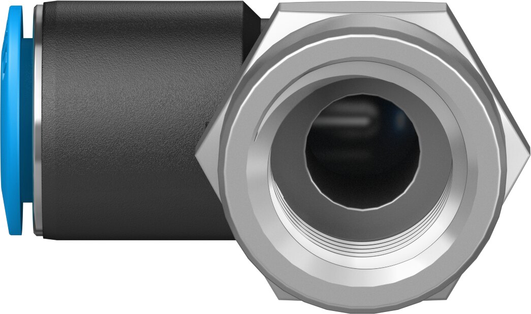 Push-in L-fitting
