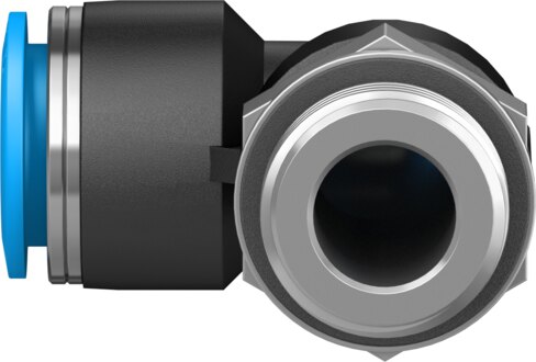 Push-in L-fitting