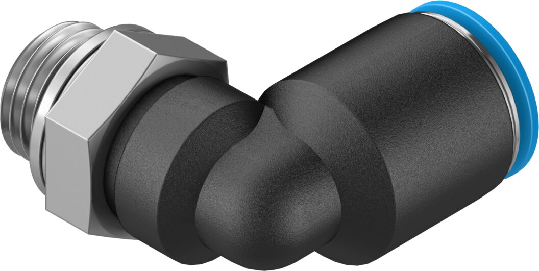 Push-in L-fitting