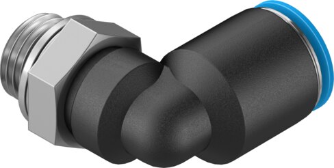 Push-in L-fitting