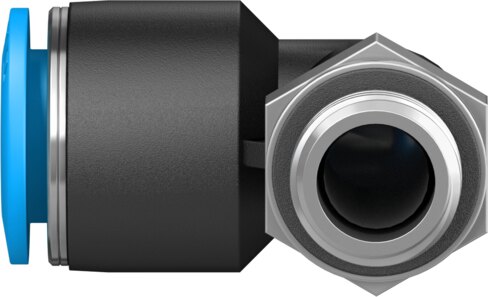 Push-in L-fitting