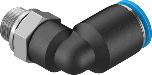 Push-in L-fitting