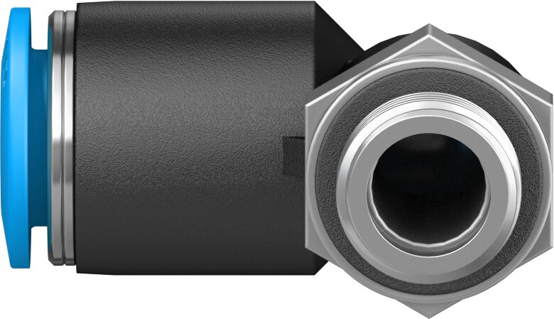 Push-in L-fitting