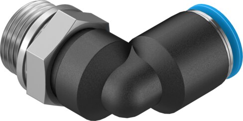 Push-in L-fitting
