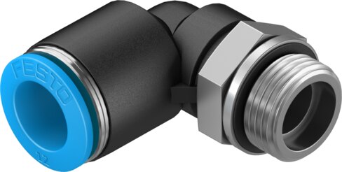Push-in L-fitting