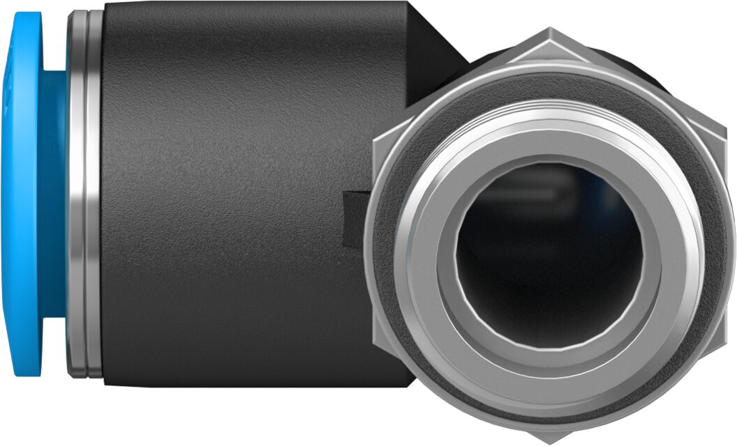 Push-in L-fitting