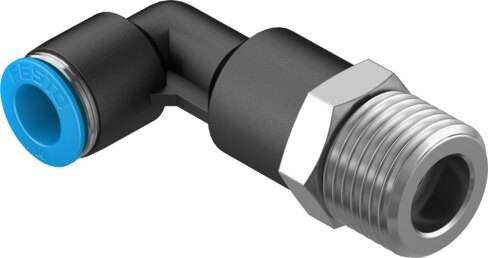 Push-in L-fitting, long
