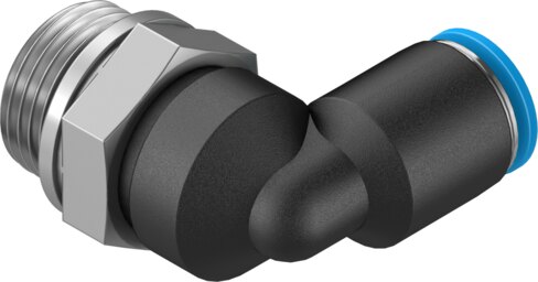 Push-in L-fitting