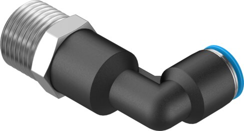 Push-in L-fitting, long