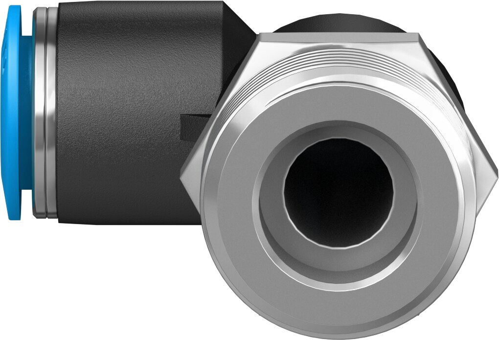 Push-in L-fitting, long