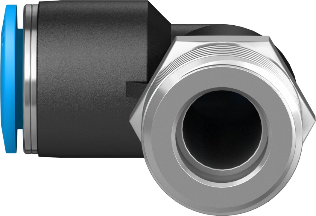 Push-in L-fitting, long