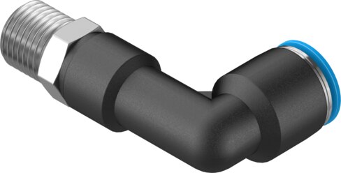 Push-in L-fitting, long