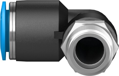 Push-in L-fitting, long