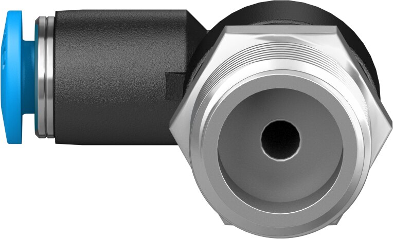 Push-in L-fitting, long