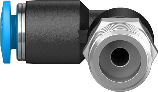 Push-in L-fitting, long