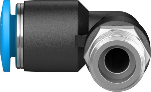 Push-in L-fitting, long