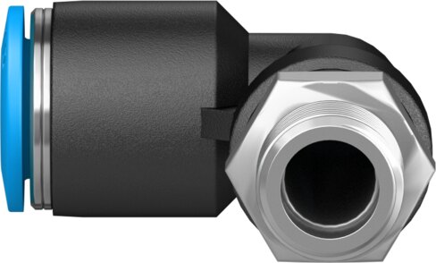 Push-in L-fitting, long