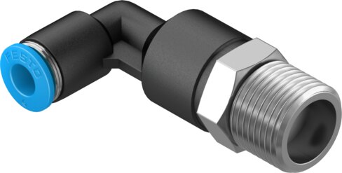 Push-in L-fitting, long