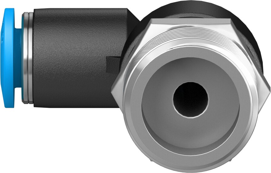 Push-in L-fitting, long