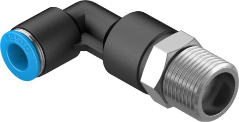 Push-in L-fitting, long
