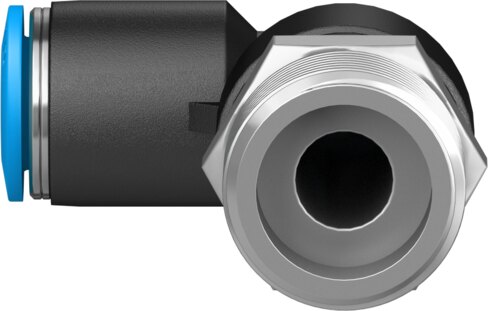 Push-in L-fitting, long