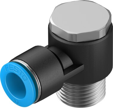 Push-in L-fitting