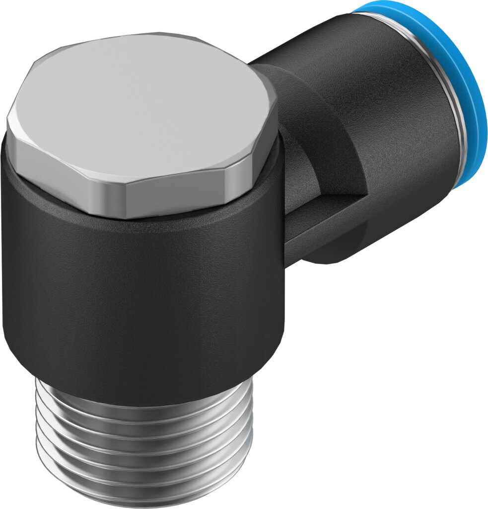 Push-in L-fitting