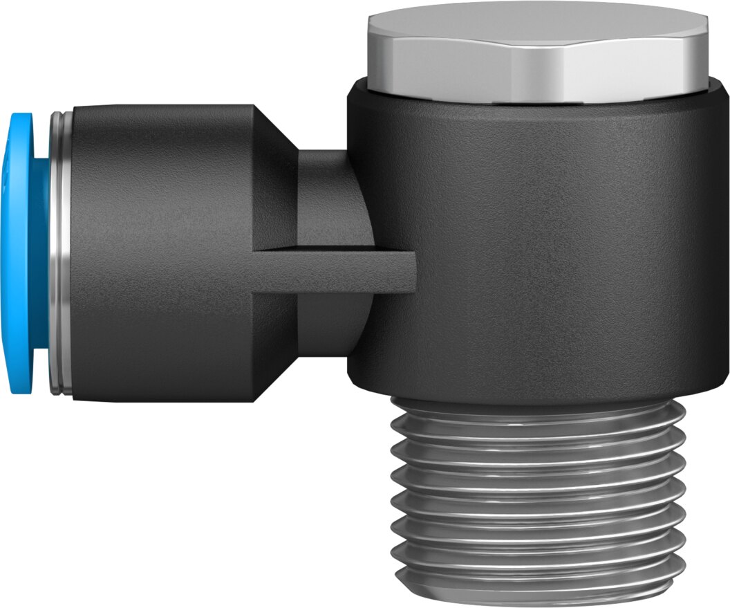 Push-in L-fitting