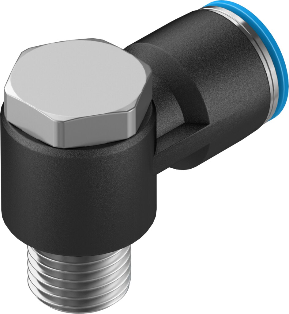 Push-in L-fitting