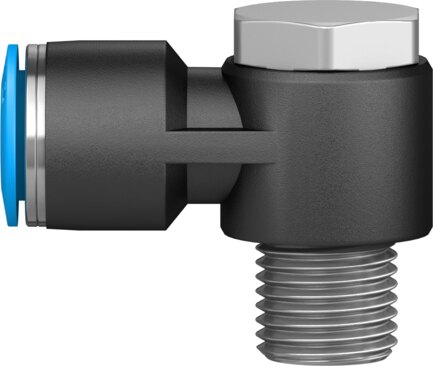 Push-in L-fitting