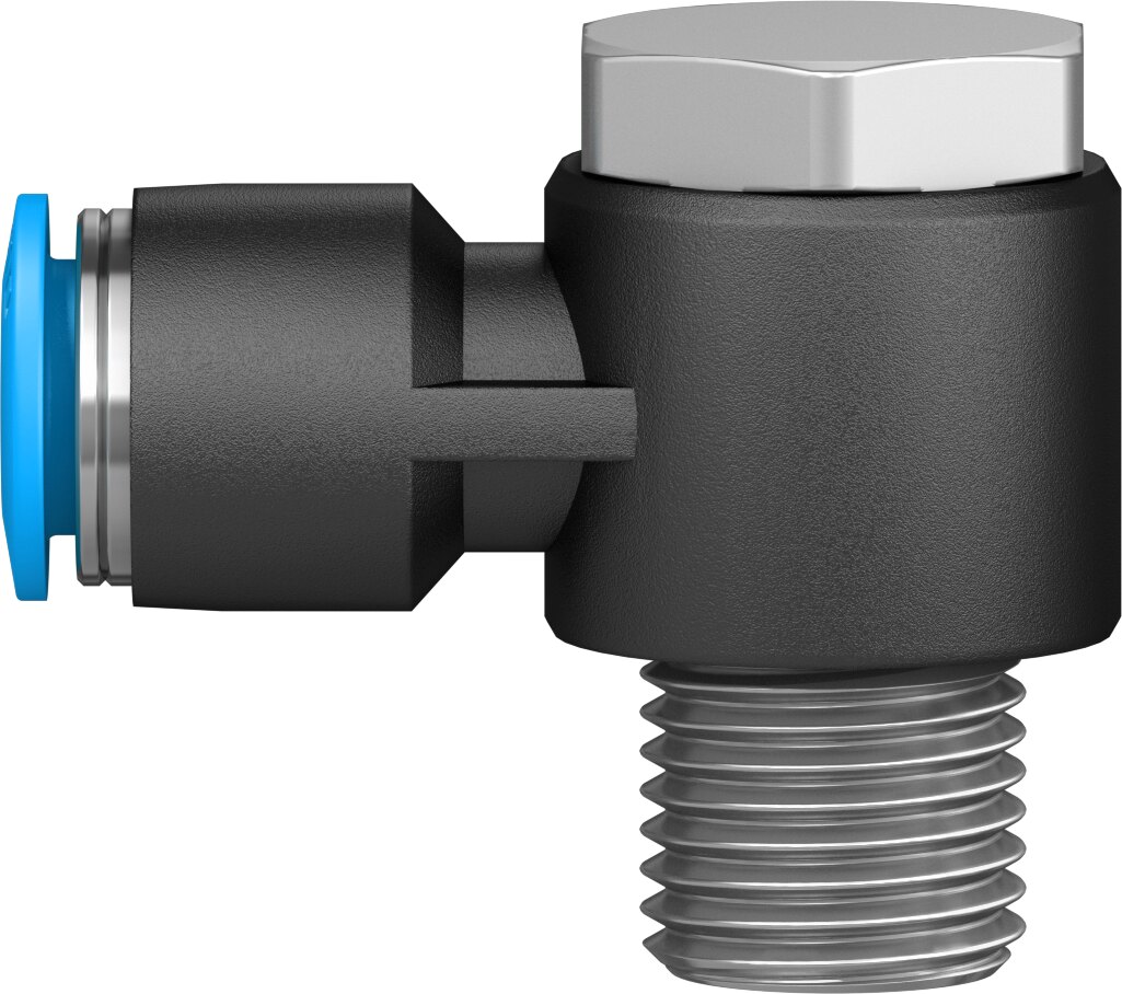 Push-in L-fitting