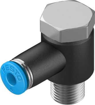Push-in L-fitting