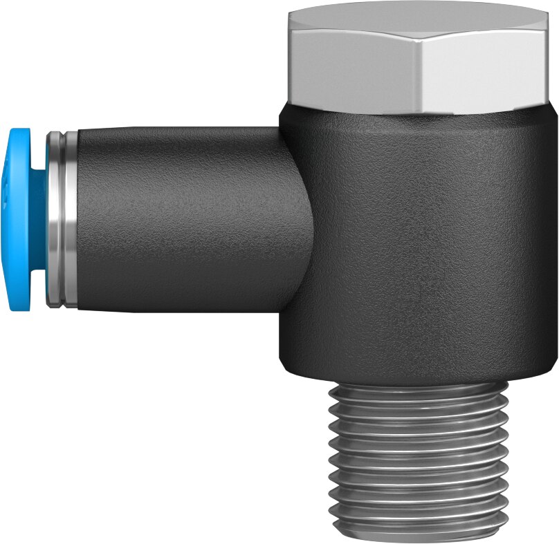 Push-in L-fitting