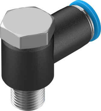 Push-in L-fitting