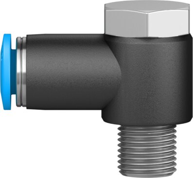 Push-in L-fitting