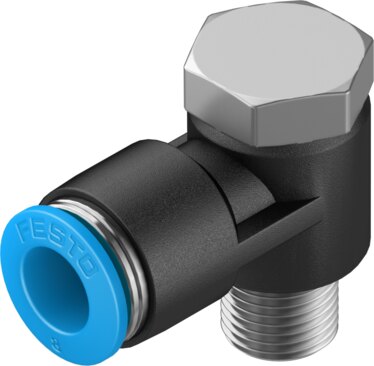 Push-in L-fitting