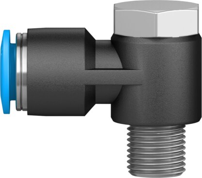 Push-in L-fitting