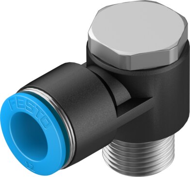 Push-in L-fitting
