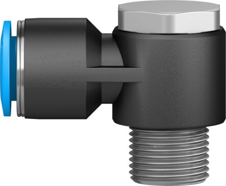 Push-in L-fitting